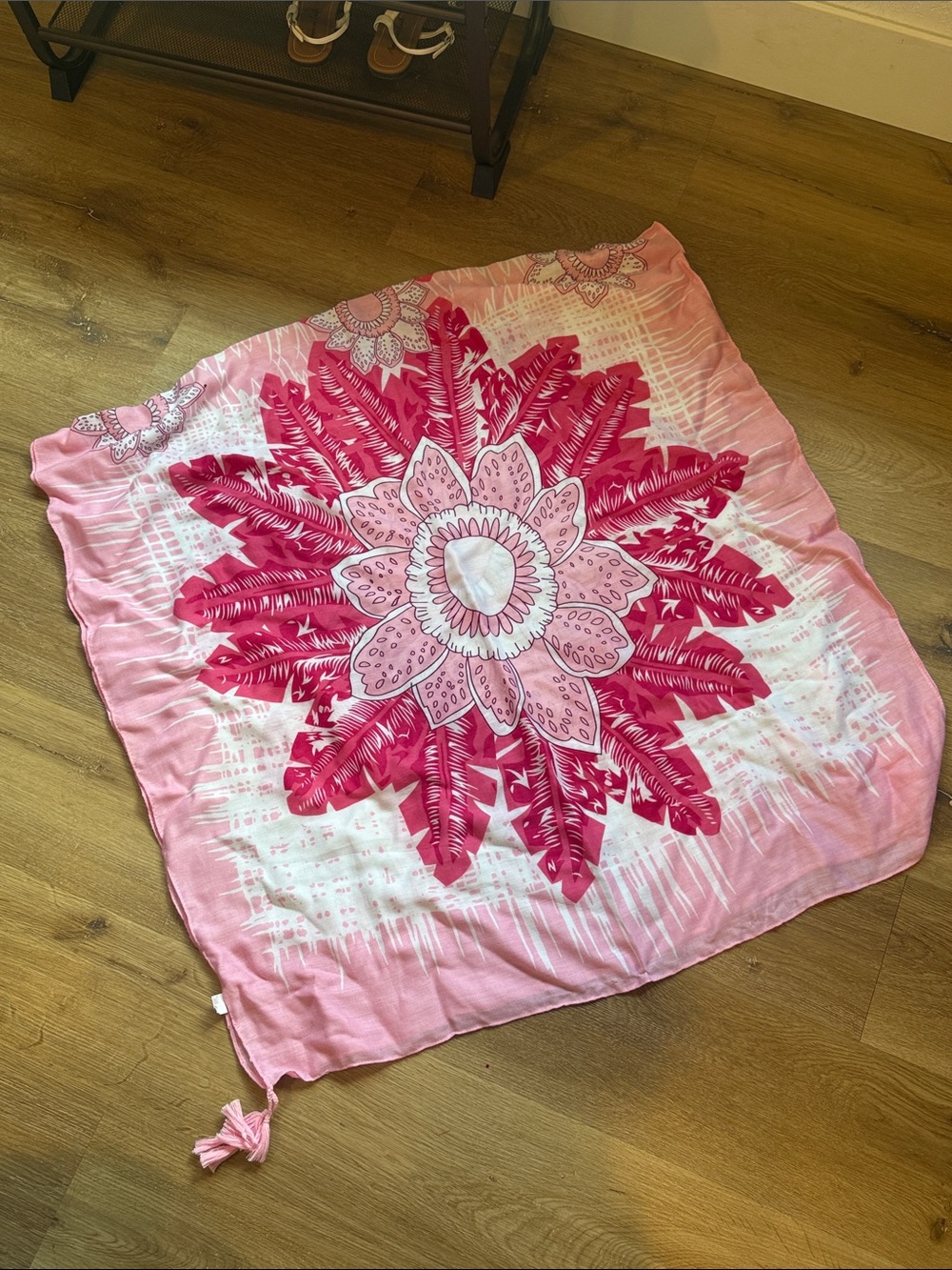 Pink Floral Sarong
